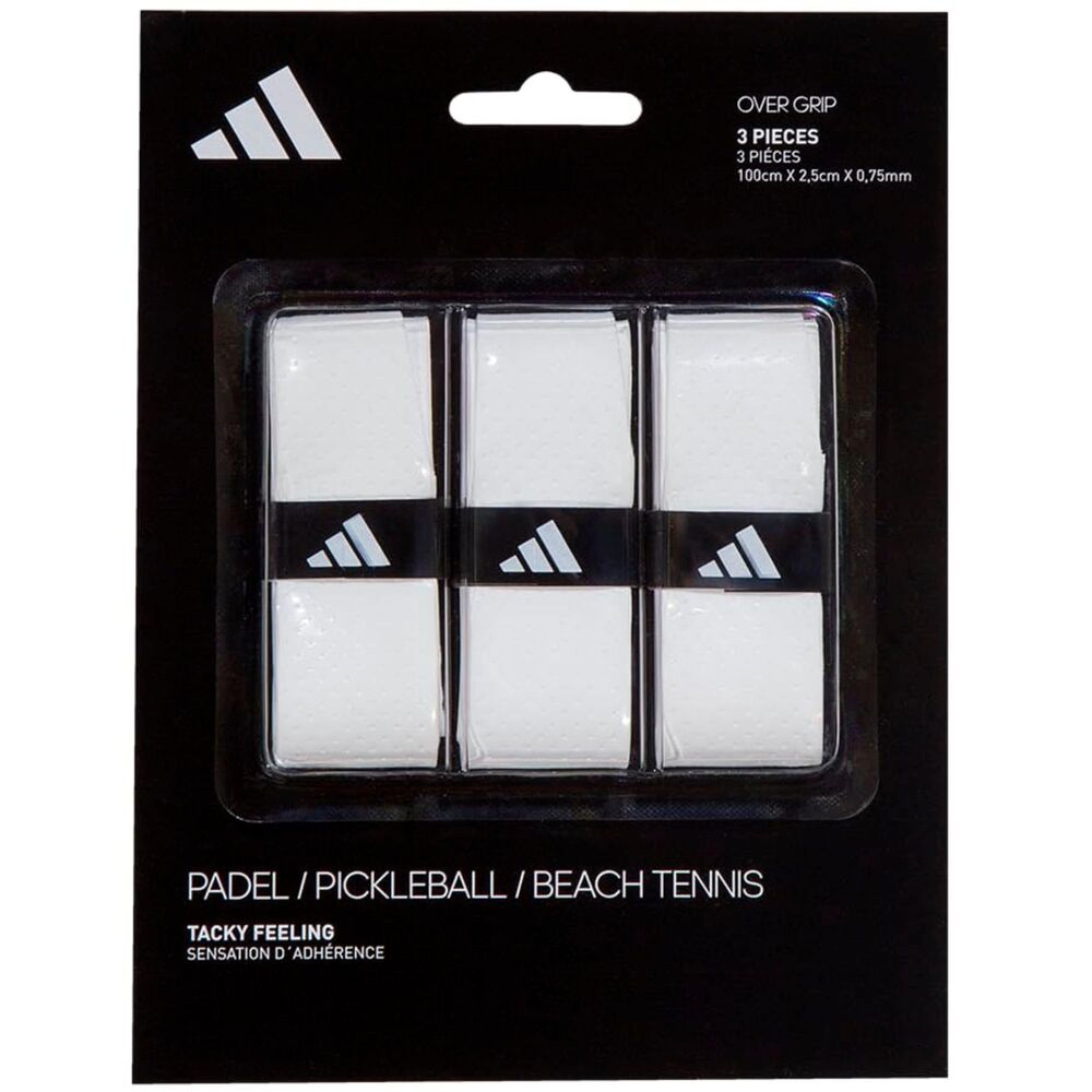 adidas Padel Overgrip Padelovergrip White Pack of 3