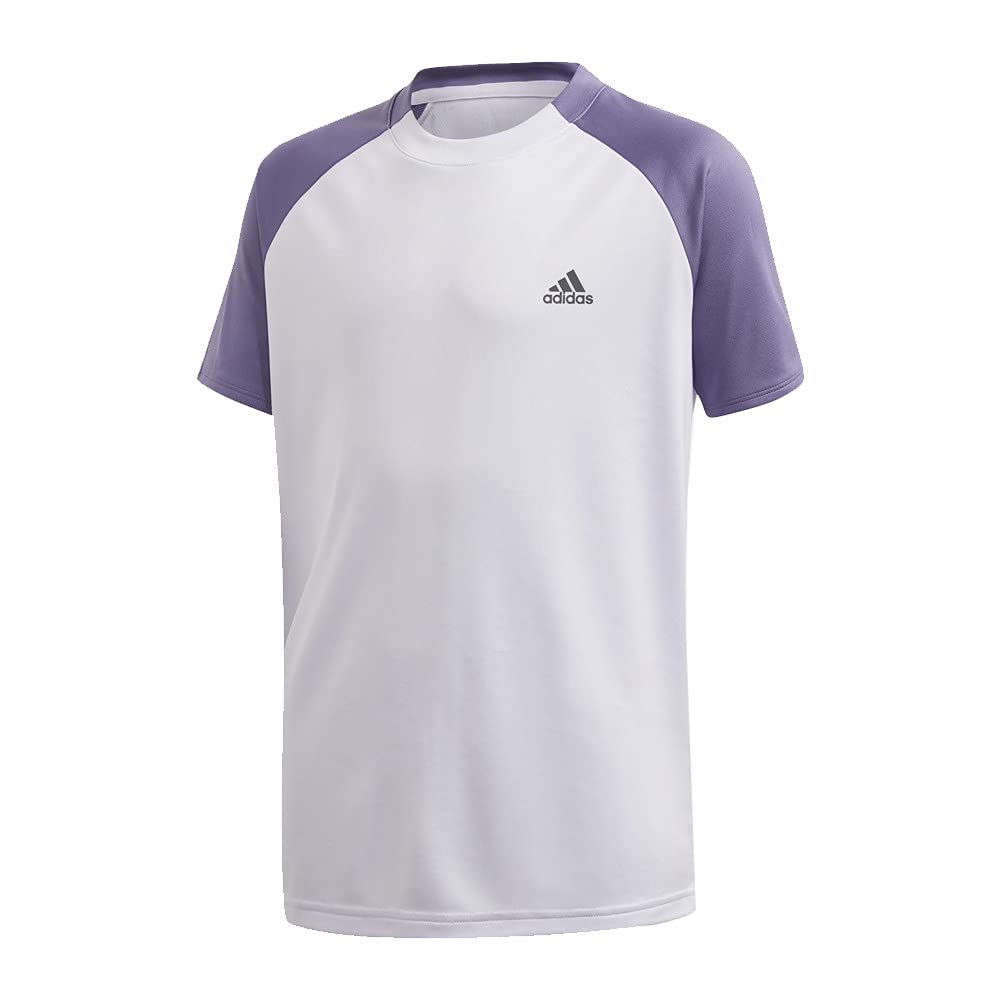 Adidas B Club Tee T-Shirt - Purple Tint/Tech Purple, 1112Y