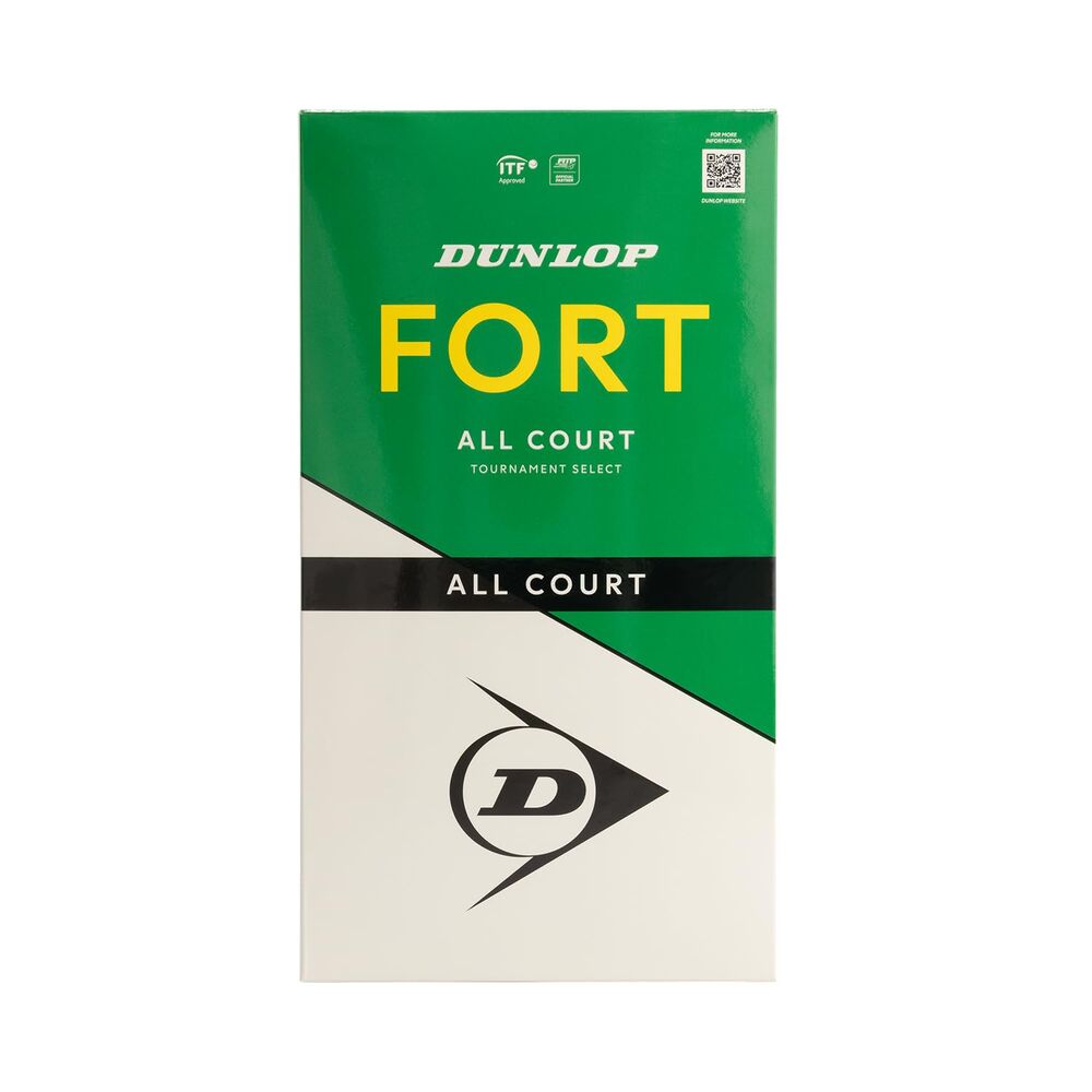 DUNLOP Fort All Court TS tennis ball - for sand, hard court and grass (2x4 balls)