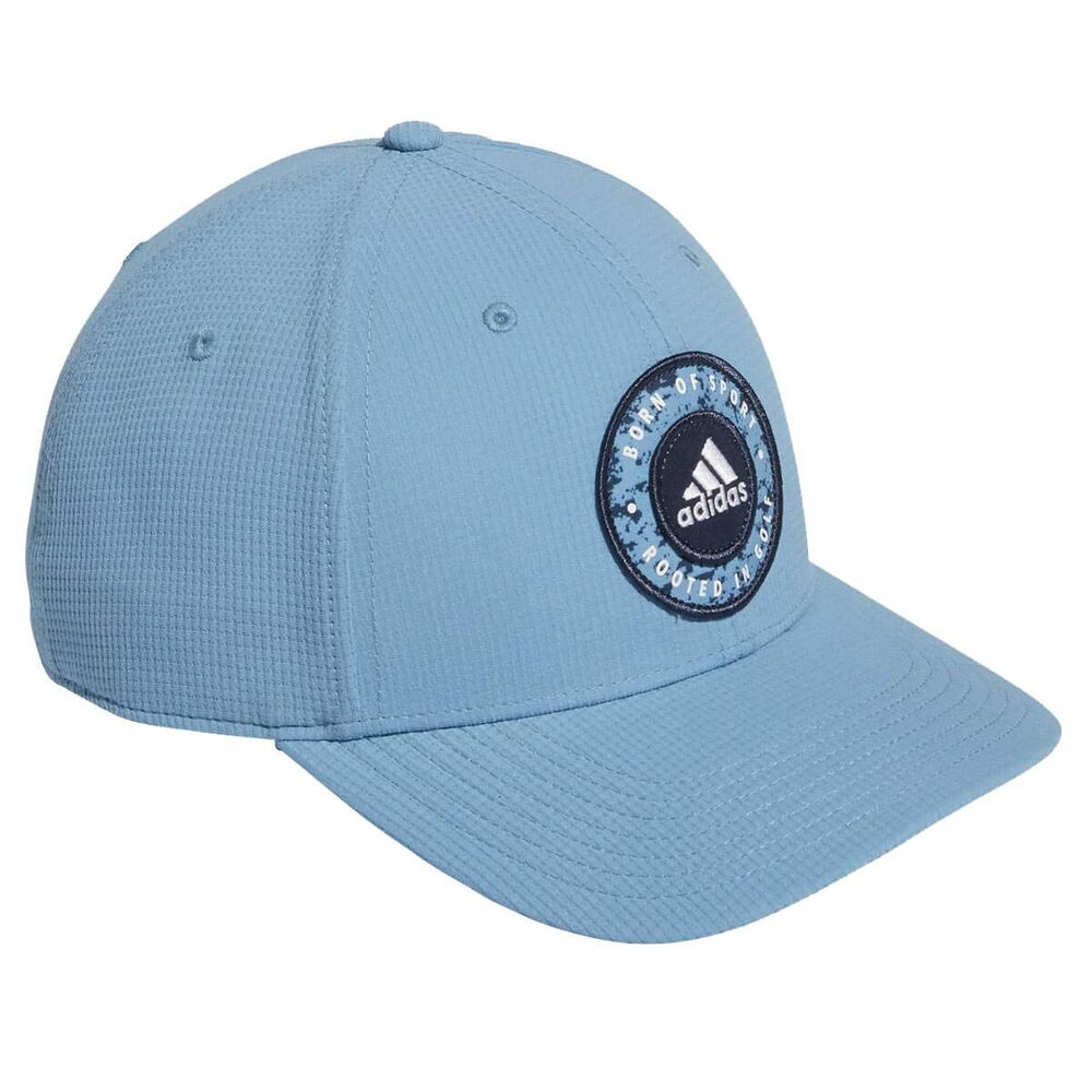 adidas Golf Mens Circle Snapback Cap - Hazy Blue - One Size
