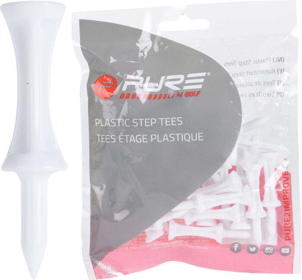 Pure2improve Step Tees (Bag of 25) 51mm