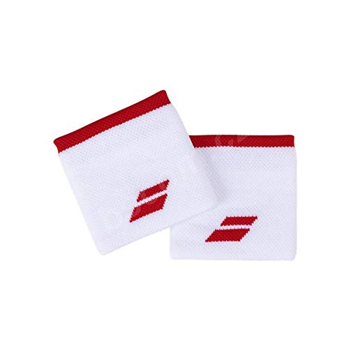 Babolat Logo Jumbo Unisex Wristband white red