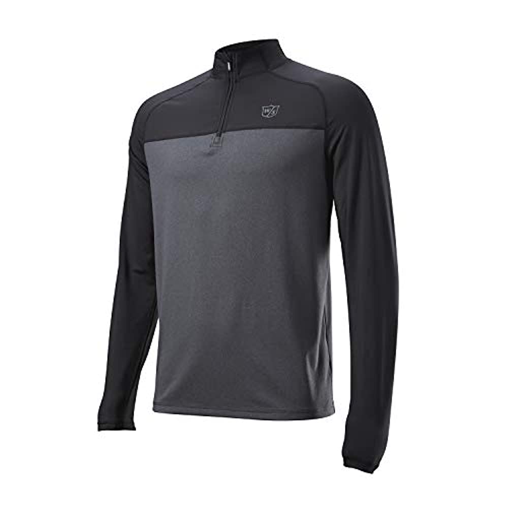 Wilson Men's Thermal TECH Sports Shirt, Black, L