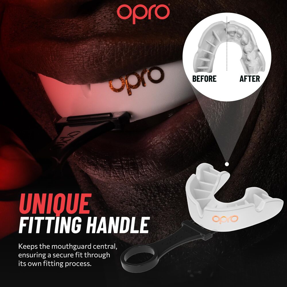 OPRO Bronze Level Mouthguard Essential Fit  Gum Shield Adult and Kids  OPRO Mouth Guard Boxing and MMA, Easy Self-Fit Gum Shield Rugby and Hockey  Enhanced Protection with Dental Warranty