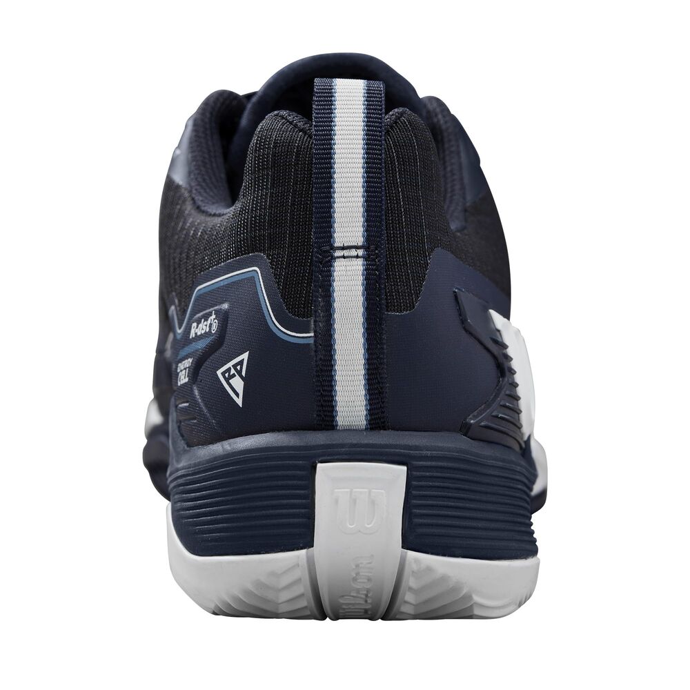 Wilson Rush Pro 4.5 Tennis Shoe for Clay Court, Men's, Size 9, Navy Blazer/Navy Blazer/White