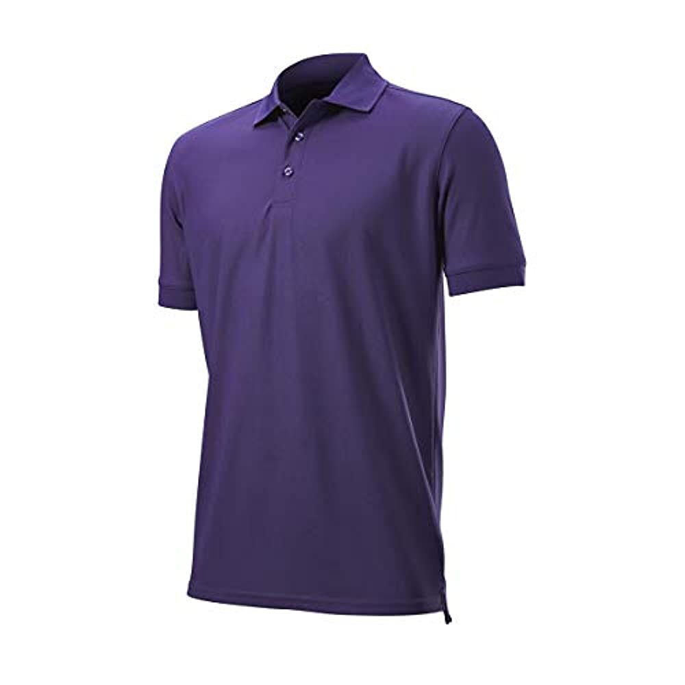 Wilson Staff Authentic Men's Polo Shirt Purple M
