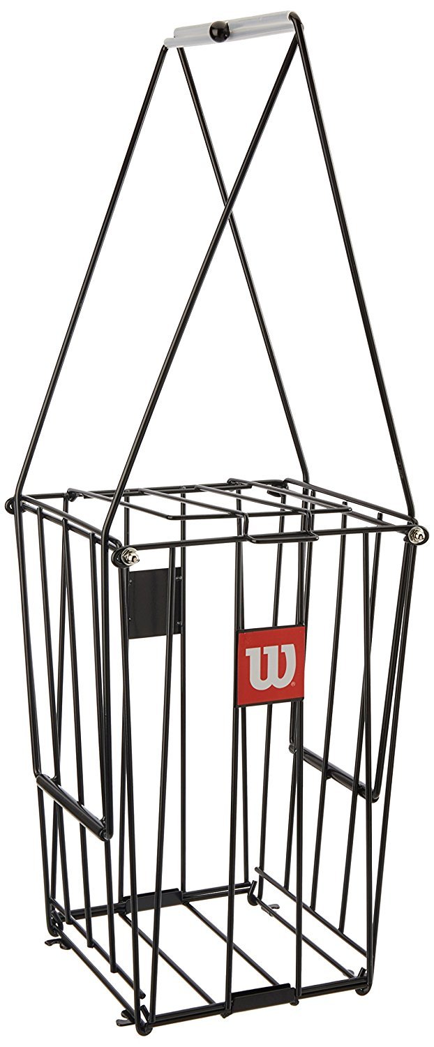Wilson 75 TENNIS BALL BASKET, Black, One Size