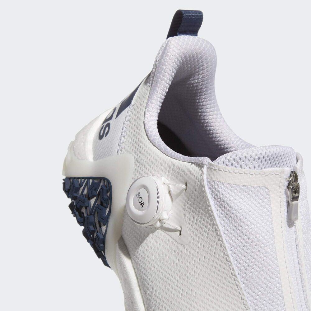 adidas Codechaos 22 BOA Spikeless Golf Shoes, Textile Upper, White