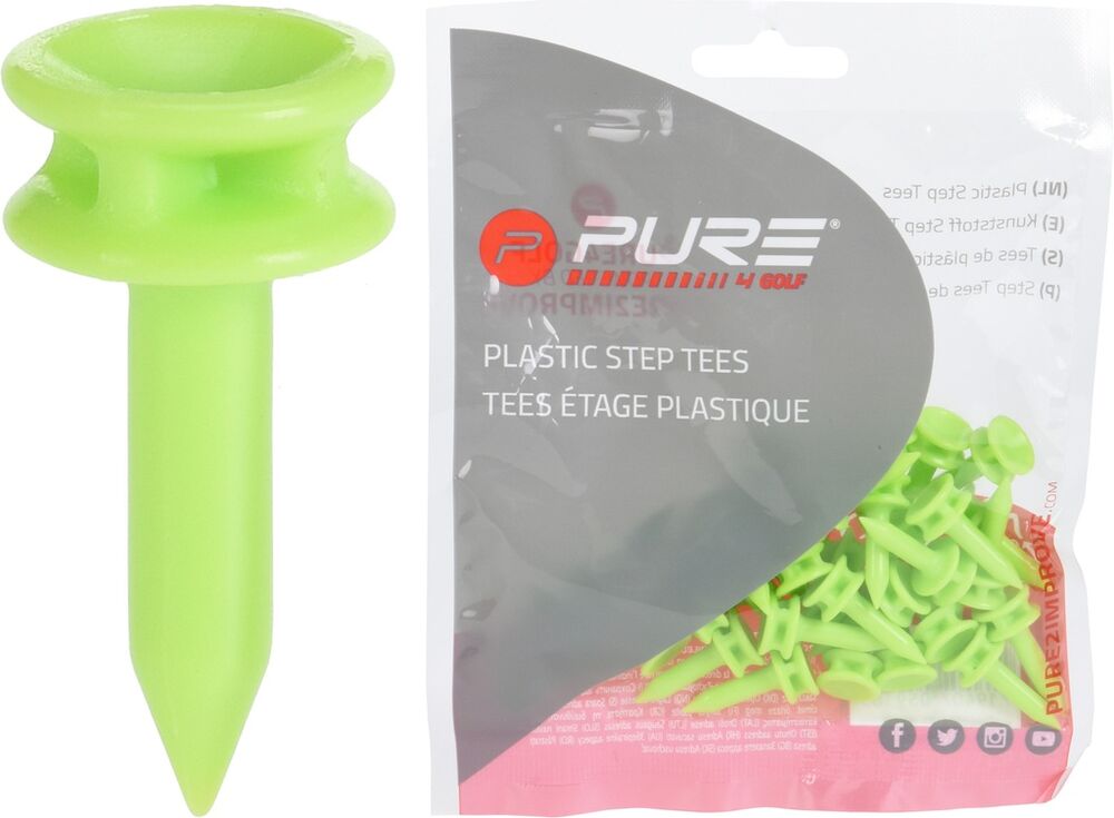 Pure2improve Step Tees (Bag of 25) 24mm
