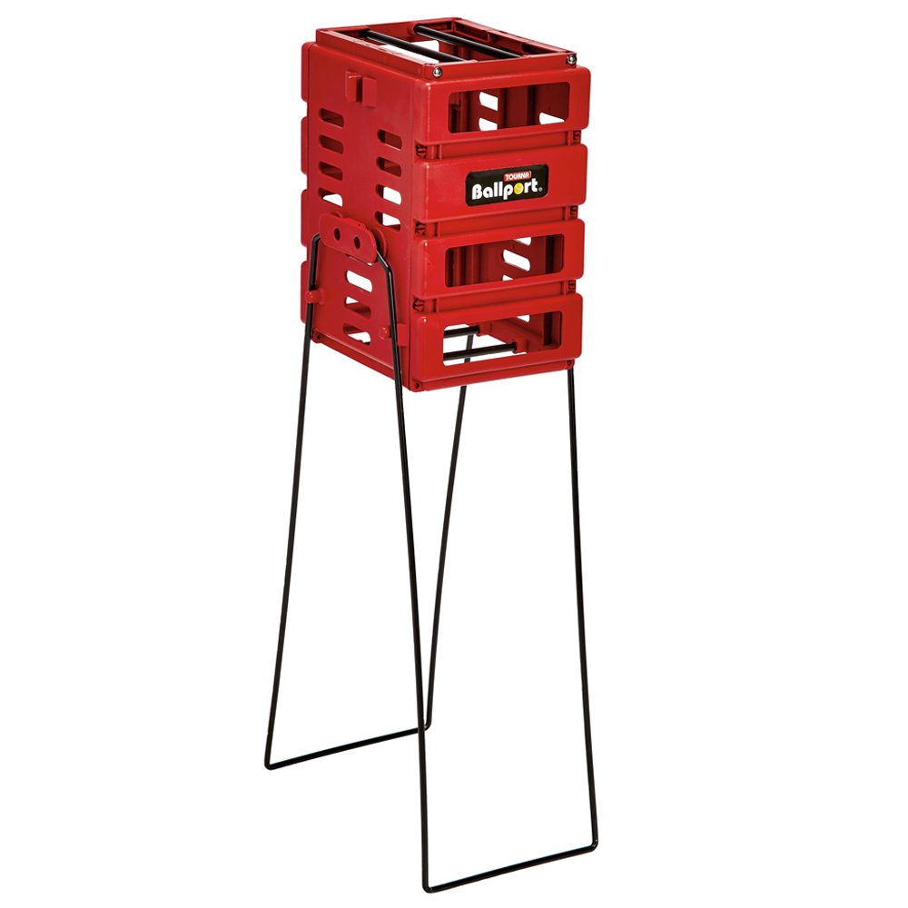 Tourna Mini Ballport in red – Holds 36 Balls