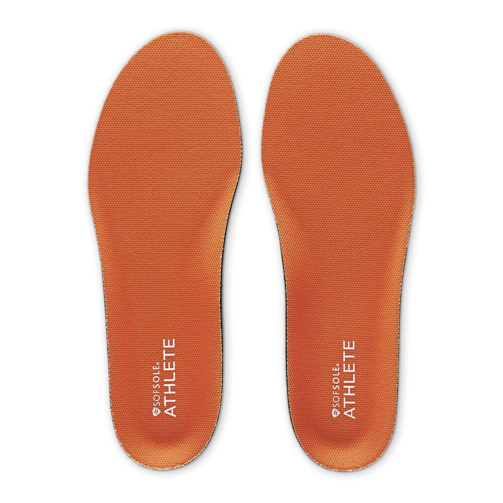 Sof Sole Athlete Trim-to-Fit Insoles  Gel Cushioning, Neutral Arch Support, Lightweight Design, Moisture-Absorbent, Antimicrobial Protection, Customizable Fit for Athletic Performance- UK Size 11-12