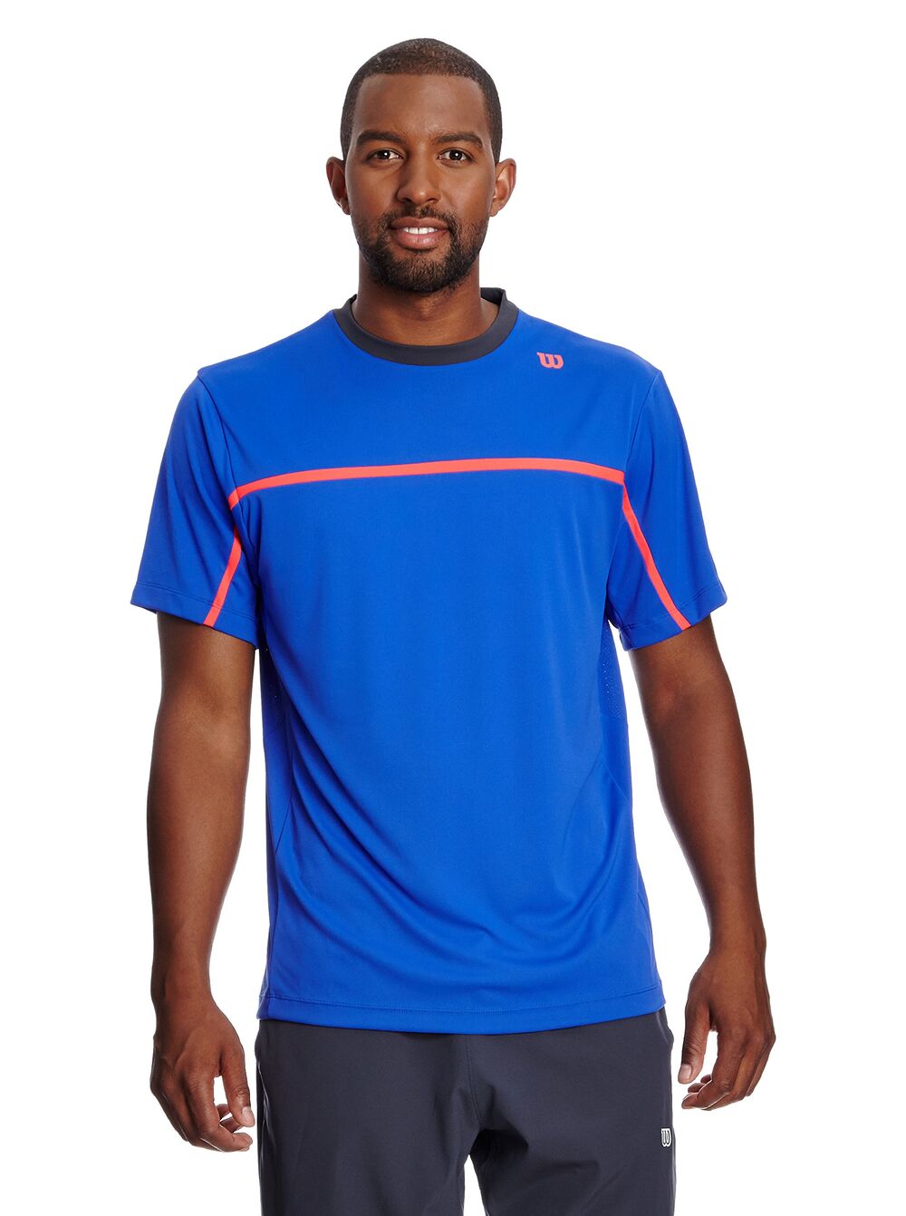 Wilson Summer Colorblock Ringer Crew, Blue, M