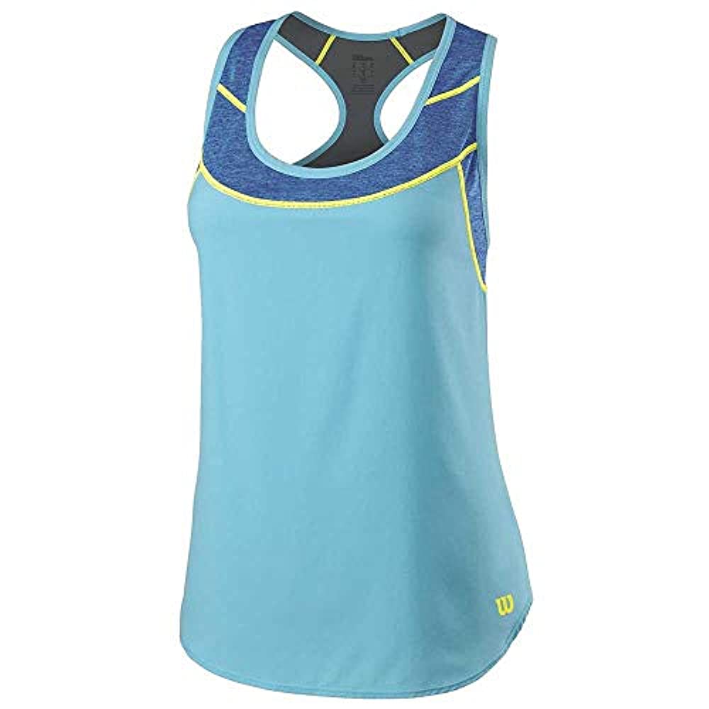 Wilson W Uwii Hybrid Tank Top for Women, Womens, Blue Atoll/Mazarine Blue, XS