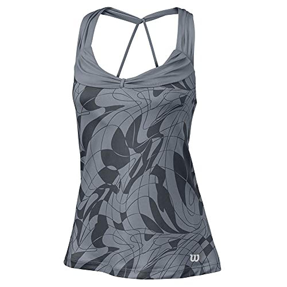 Wilson LADIES ART ATHLETIC TANK TRAD WINDS GREY SMALL