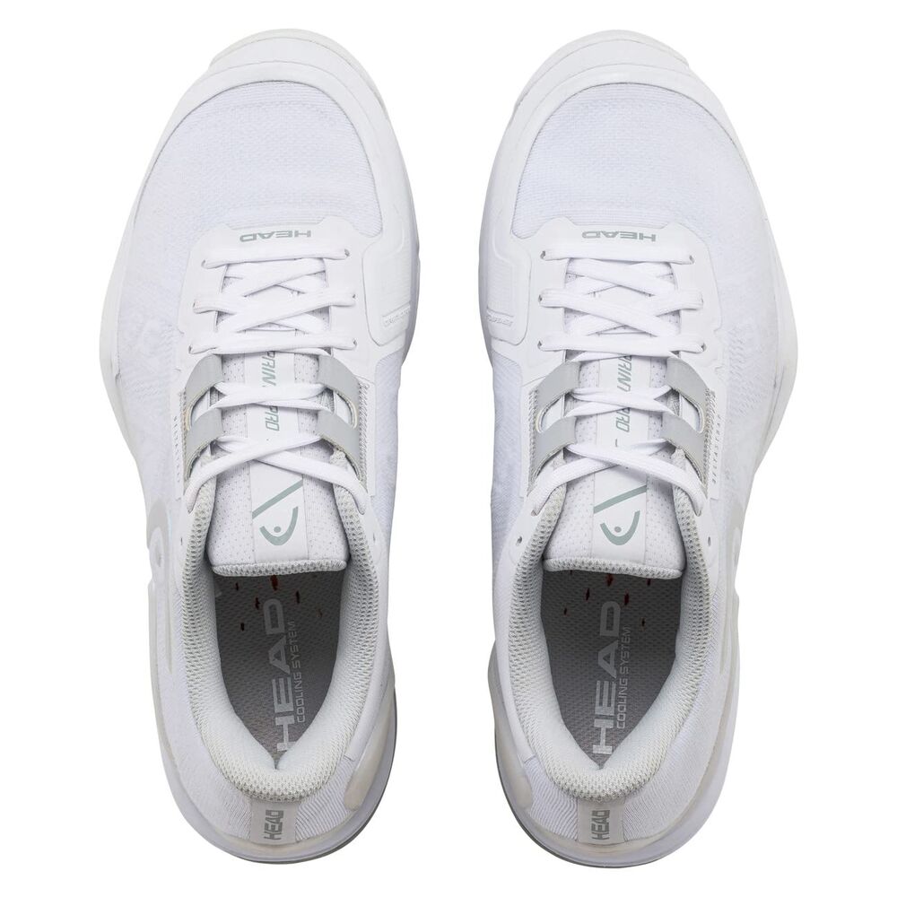 HEAD Women's Sprint Pro 3.5 Whir Tennis Shoe, White Rainbow Colours, 40 EU