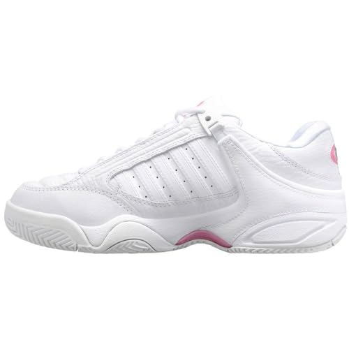 K-Swiss Performance Defier RS, Tennis Shoe, White/Sachet Pink,