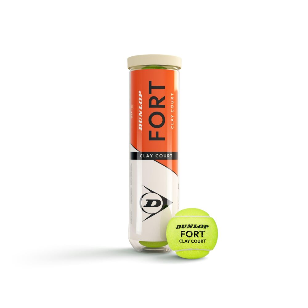 DUNLOP tennis ball Fort Clay Court - The professional on the clay court (4 balls)
