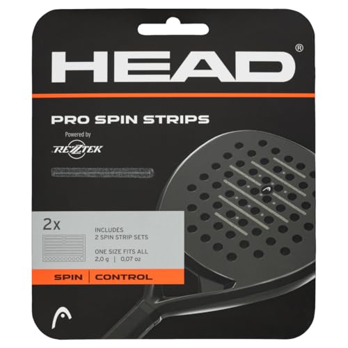 HEAD Unisex Adult Padel Pro Spin Strips, Clear, One Size EU