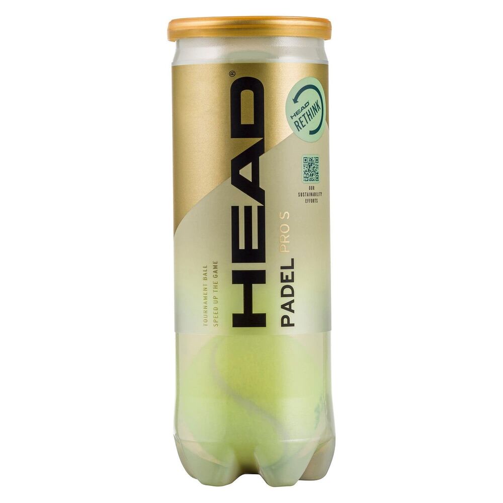 HEAD Padel Pro S Balls, Black, S