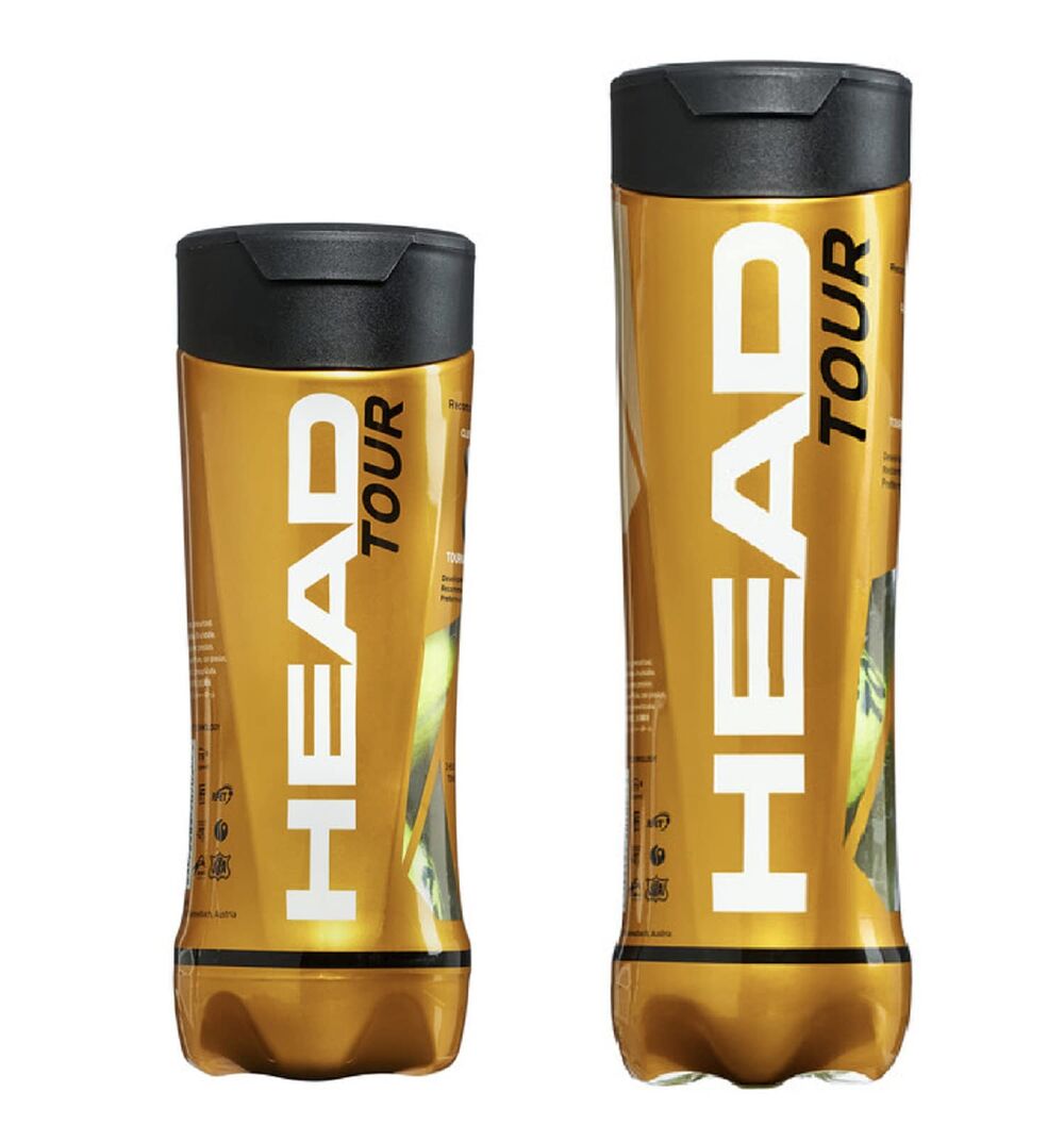 2022 Head Tour Tennis Balls Tube (3 Ball)