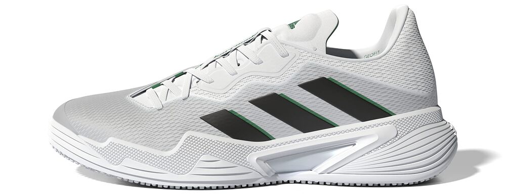 adidas Barricade M Grass, Men's Tennis Shoes, Ftwbla/Negbas/Teagrn, 44 EU