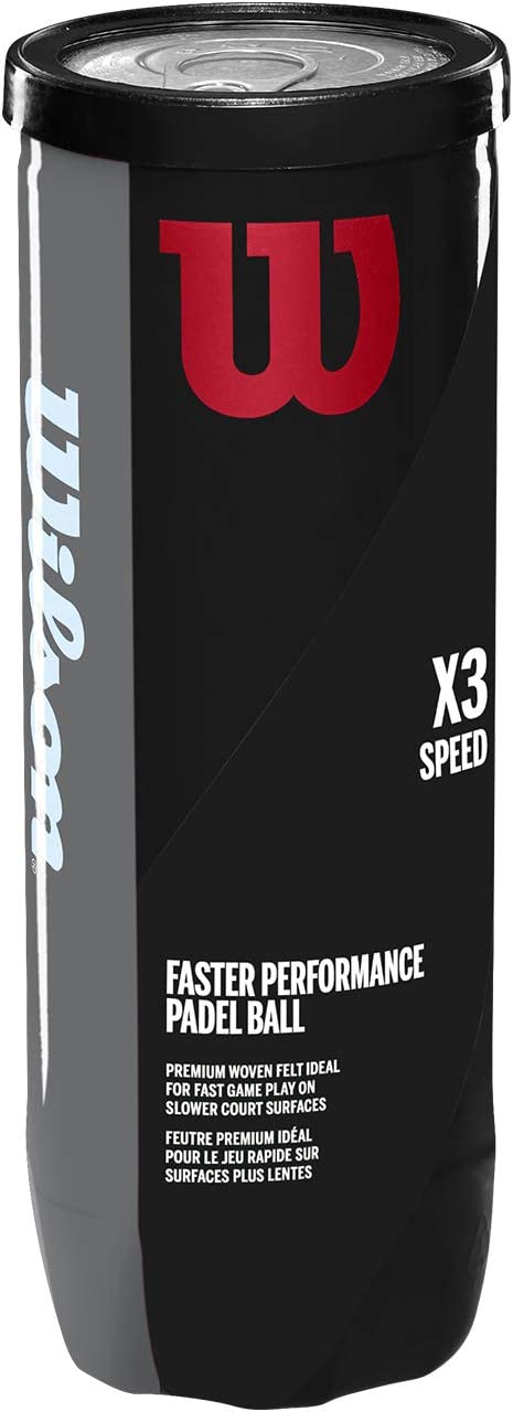 Wilson X3 Speed Padel Tennis Balls