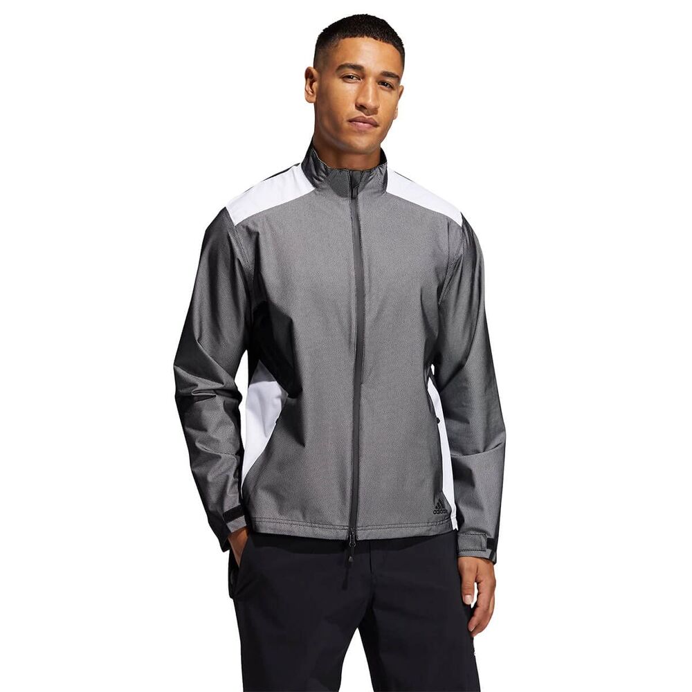 adidas Golf Mens RAIN.RDY Jacket - Grey - L
