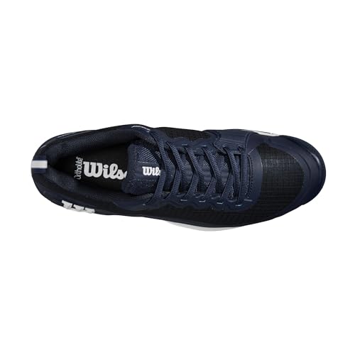 Wilson Rush Pro 4.5 Tennis Shoe for Clay Court, Men's, Size 11, Navy Blazer/Navy Blazer/White